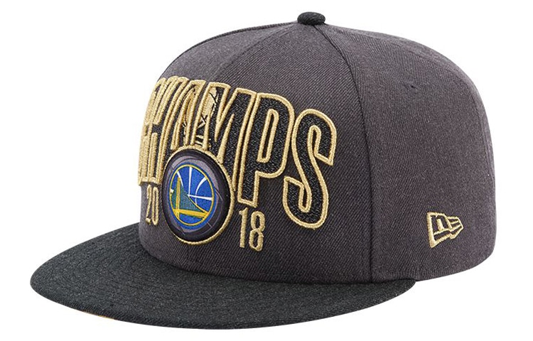 New Era ×NBA 2018 Champions Cap Grey