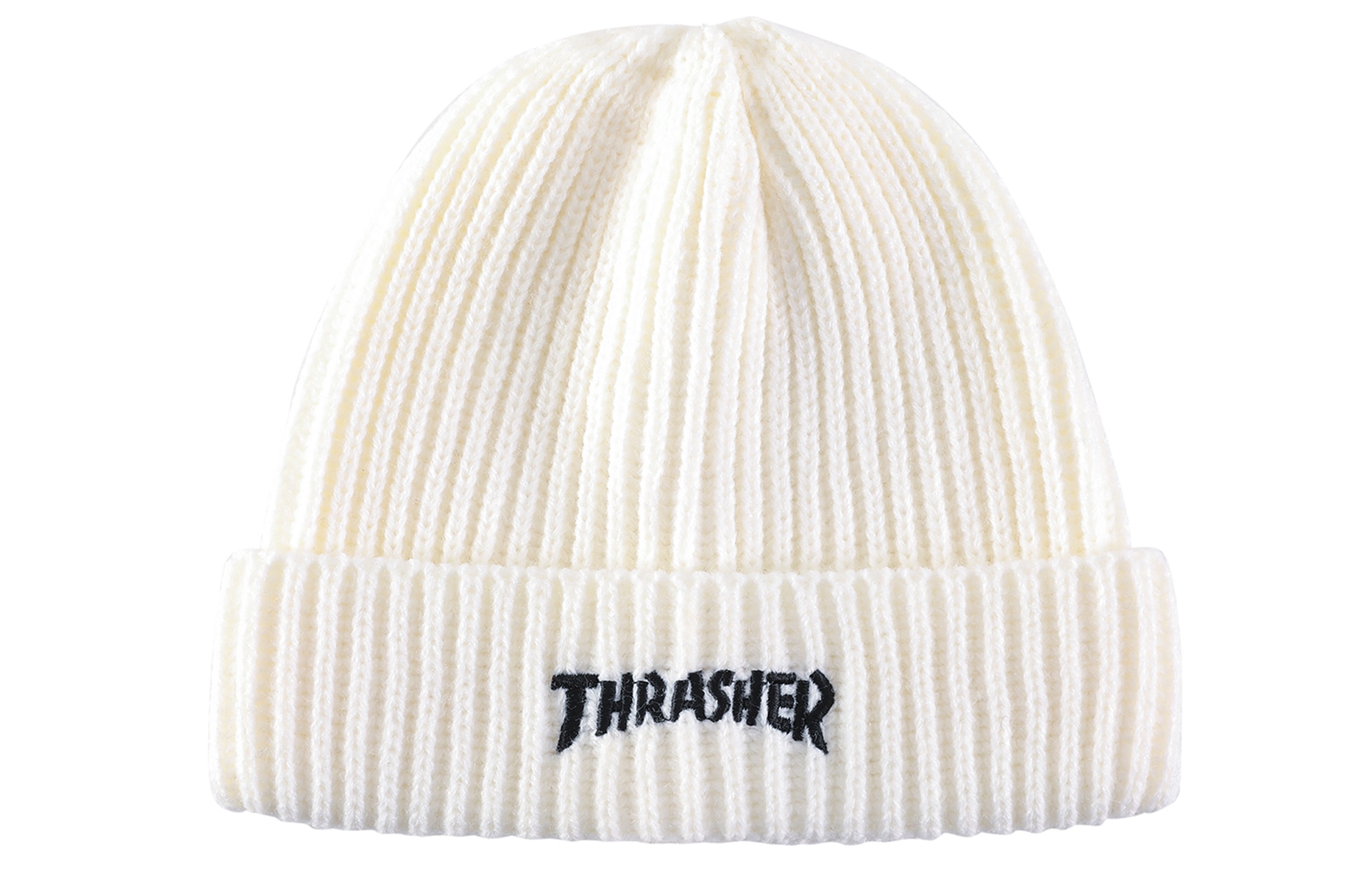 Thrasher Beanie White