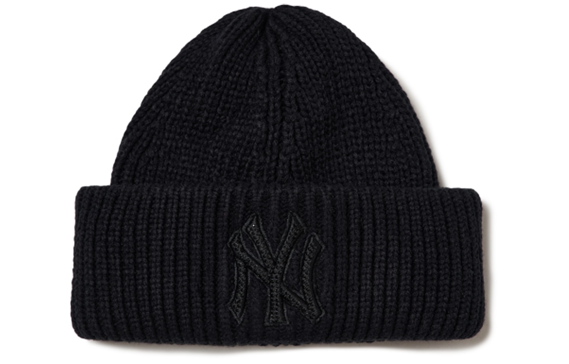 MLB Logo Acrylic Beanie Black