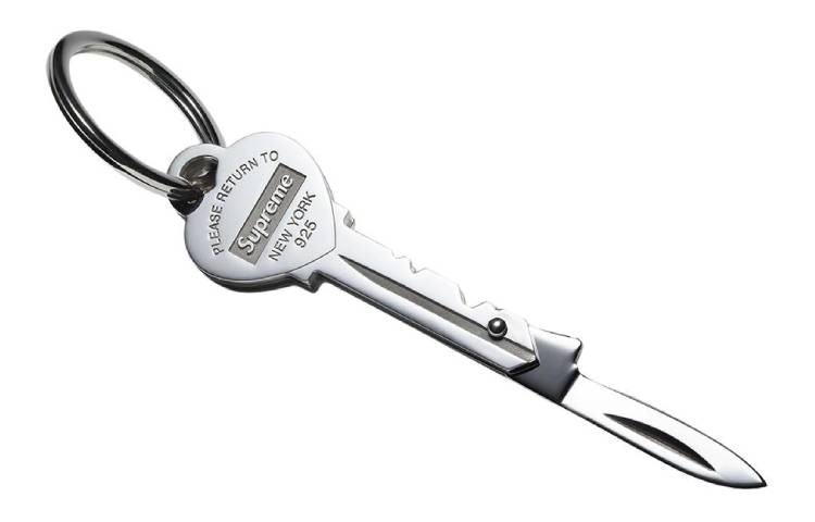 Supreme x Tiffany & Co. Keychain