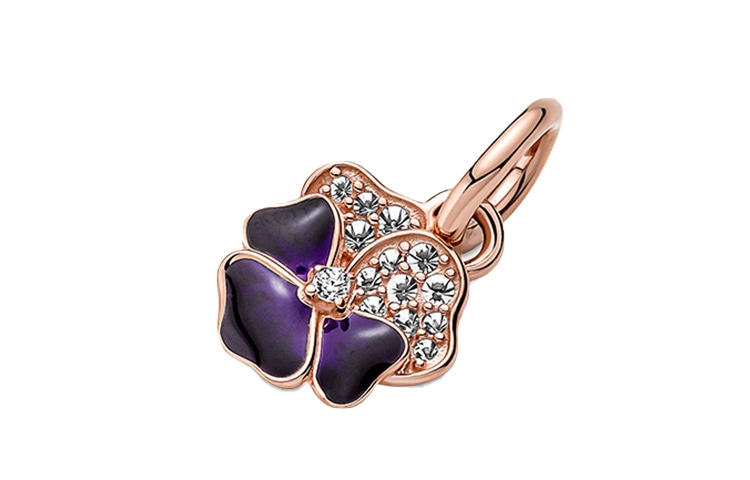 Pandora/潘多拉 Pandora Shine Pansy Charm