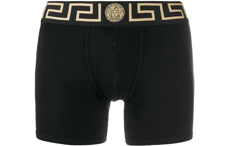 VERSACE/范思哲 Versace Logo Boxer Briefs Black