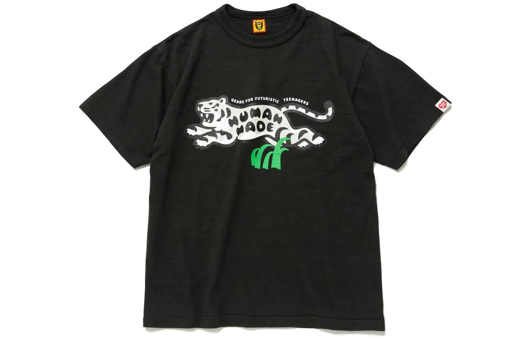 HUMAN MADE FW22 Tiger Print Crewneck T-Shirt