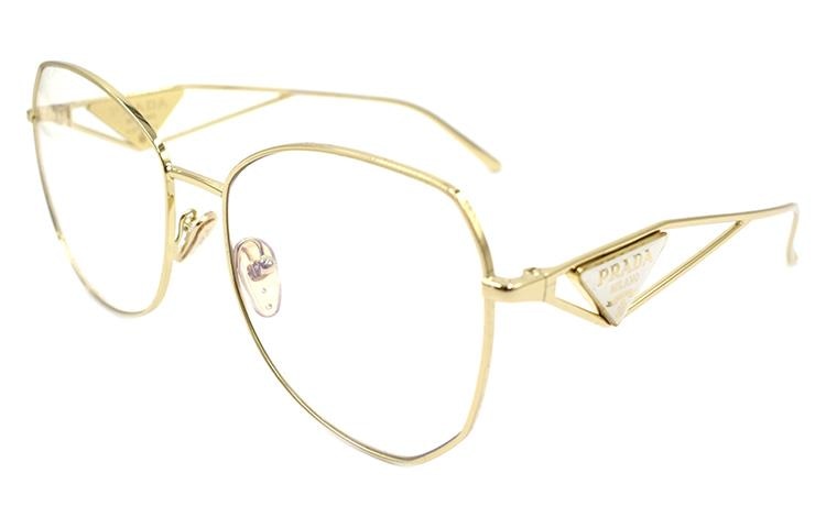 Prada Catwalk Metal Triangle Sunglasses