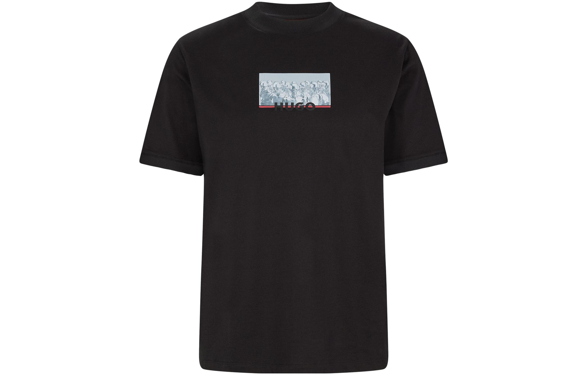 HUGO BOSS SS22 Robot Art Tee Black