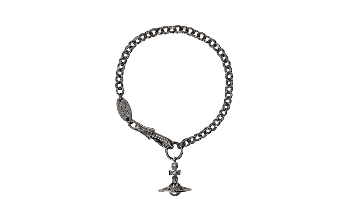 Vivienne Westwood Petite Orb Bracelet Gunmetal