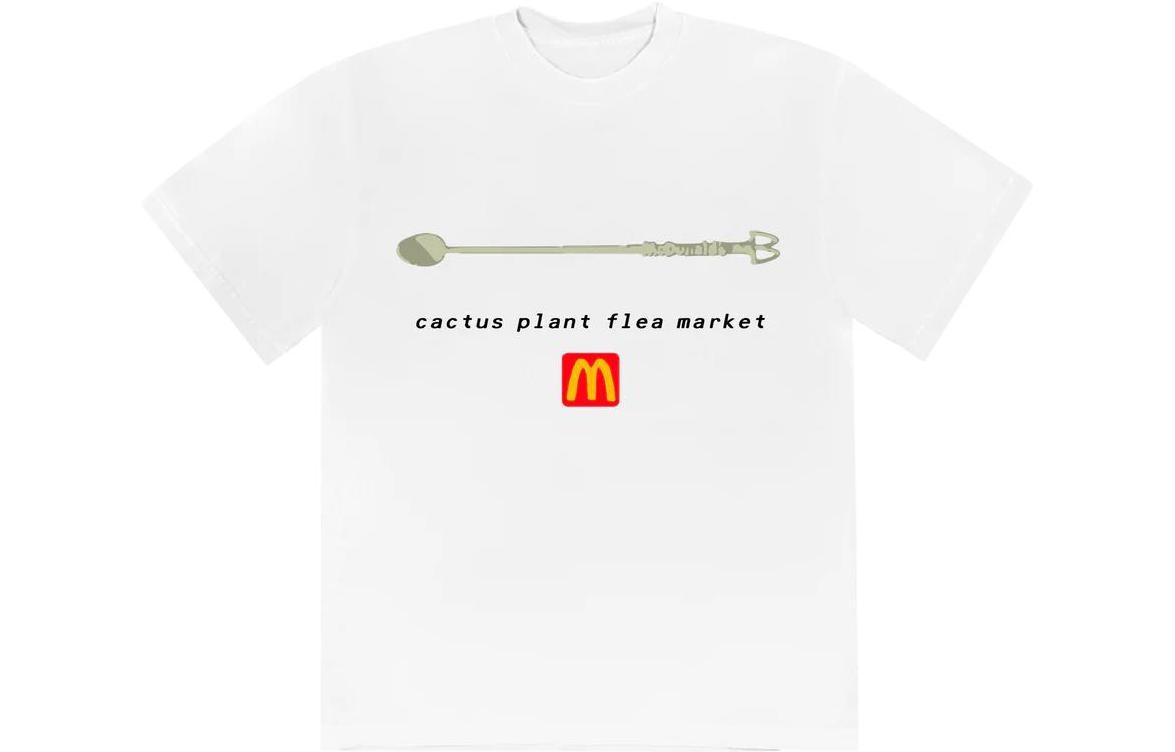 Cactus Plant Flea Market x McDonald's White T-Shirt