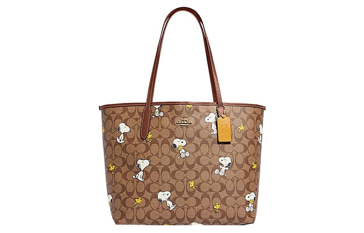 COACH/蔻驰 COACH x Peanuts Dempsey 33 Brown