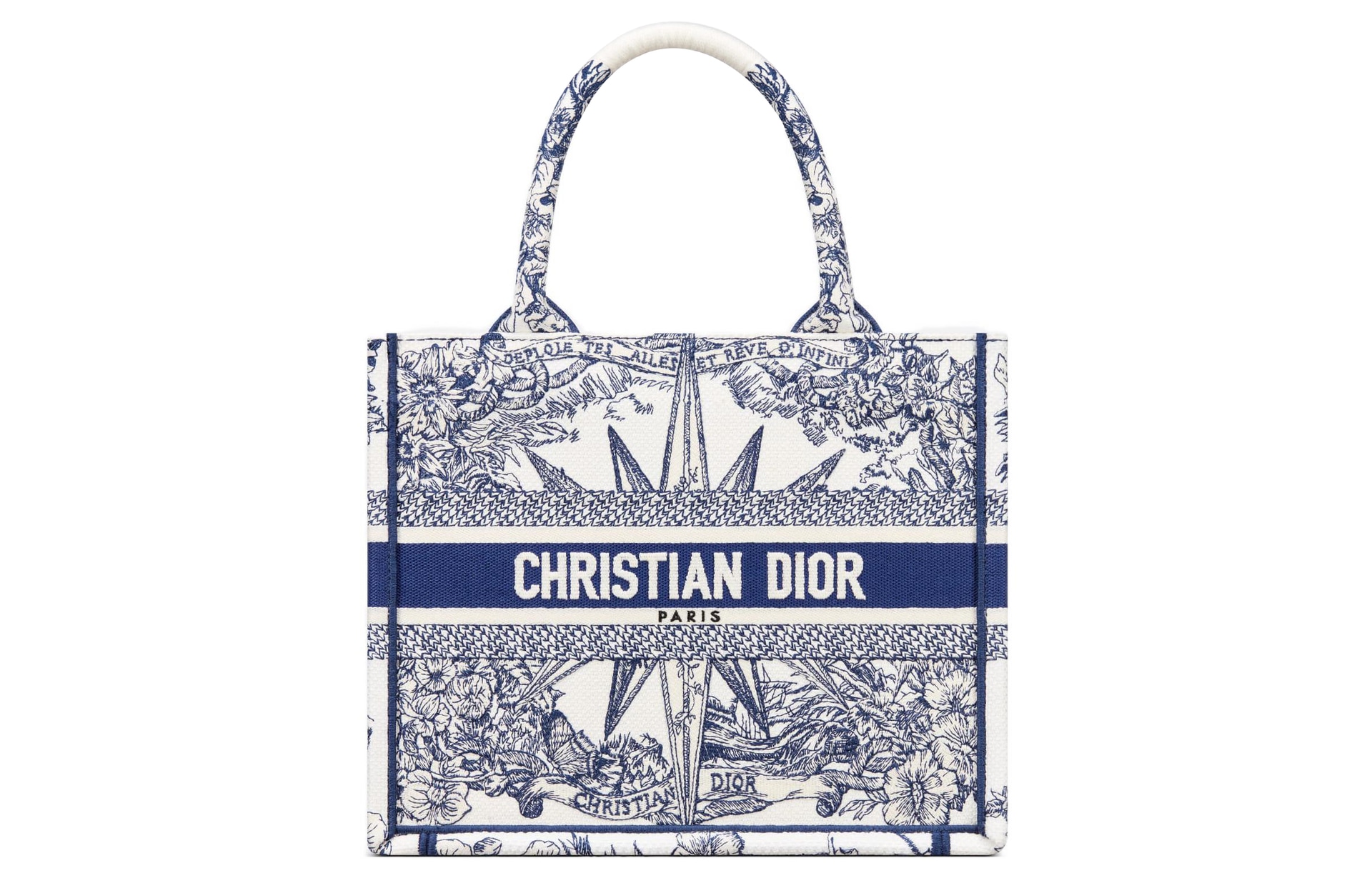 Dior Book Tote Blue/White