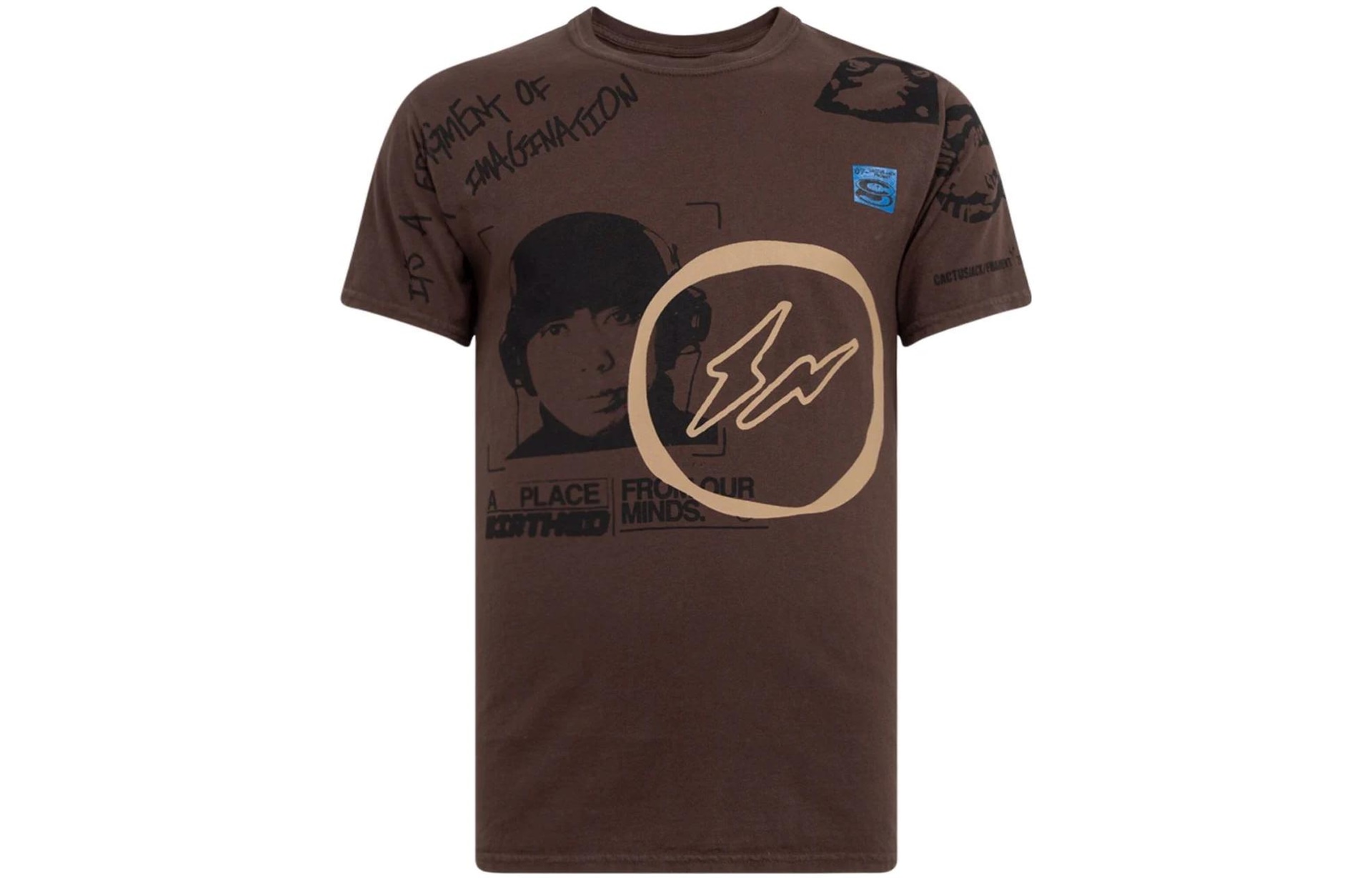 Travis Scott x Fragment FW22 Brown Tee