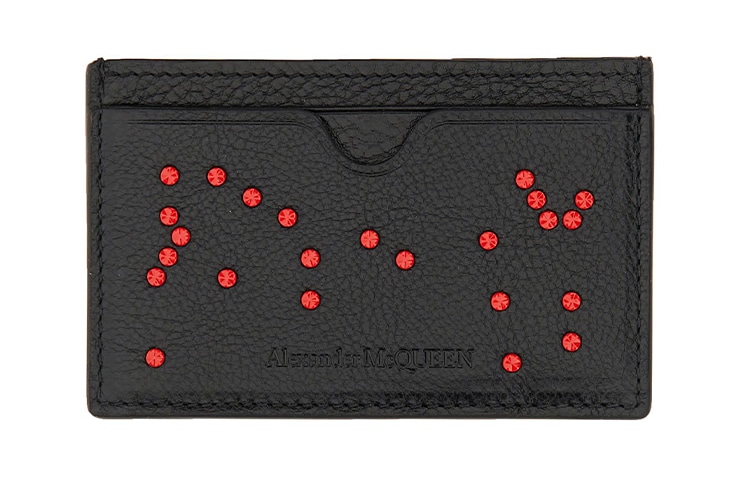 Alexander McQueen Logo Studded Wallet