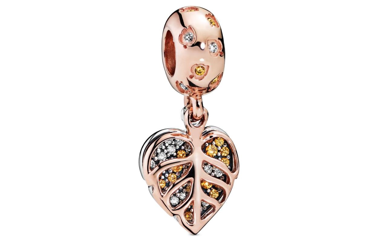 Pandora/潘多拉 Pandora Leaf Charm Silver