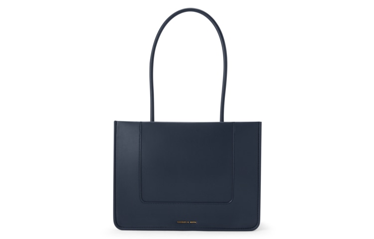 CHARLES&KEITH CHARLESKEITH ck Tote CreamNavyOrange