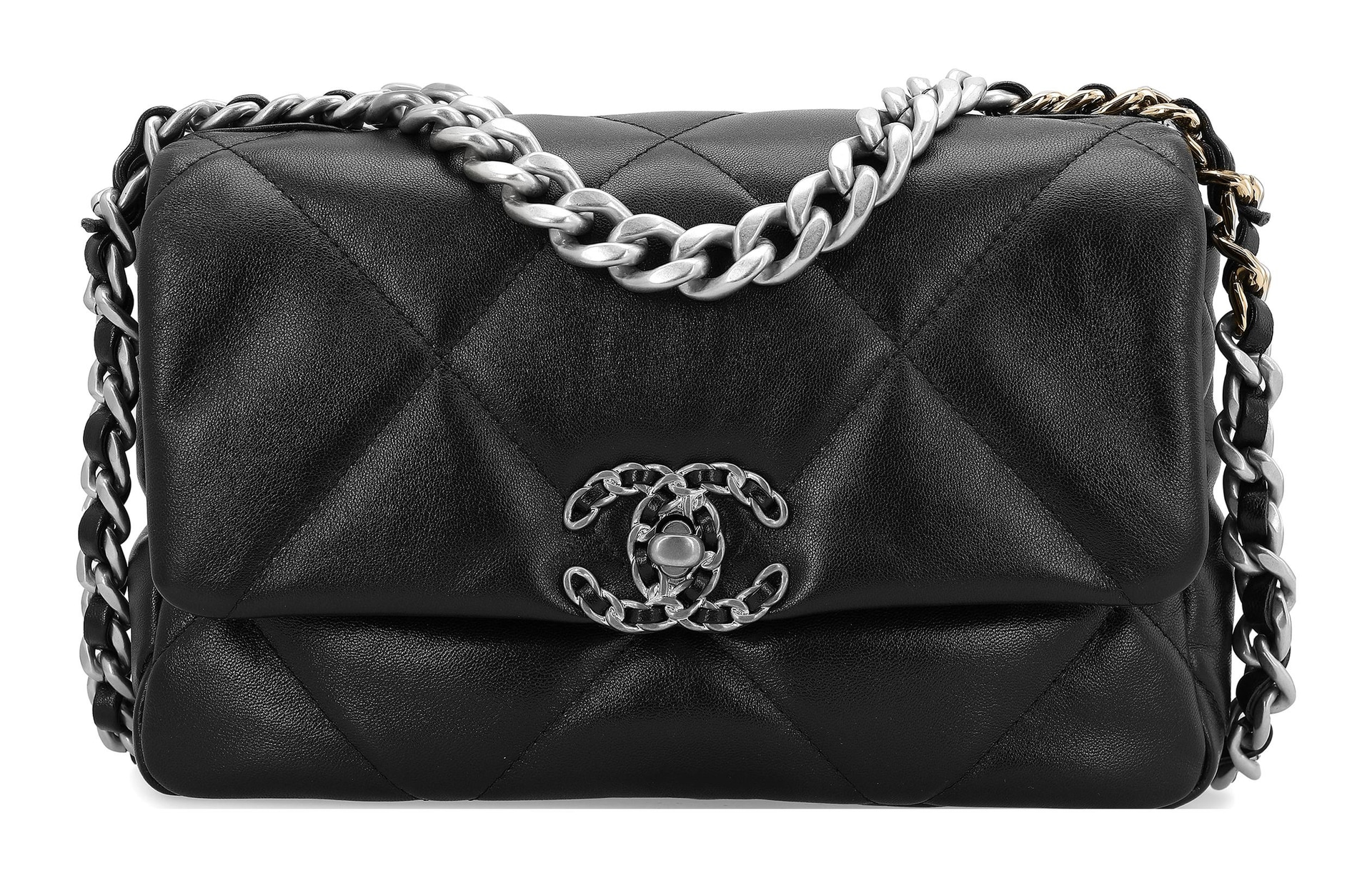 Сумки Chanel 19 Bag Black Silver
