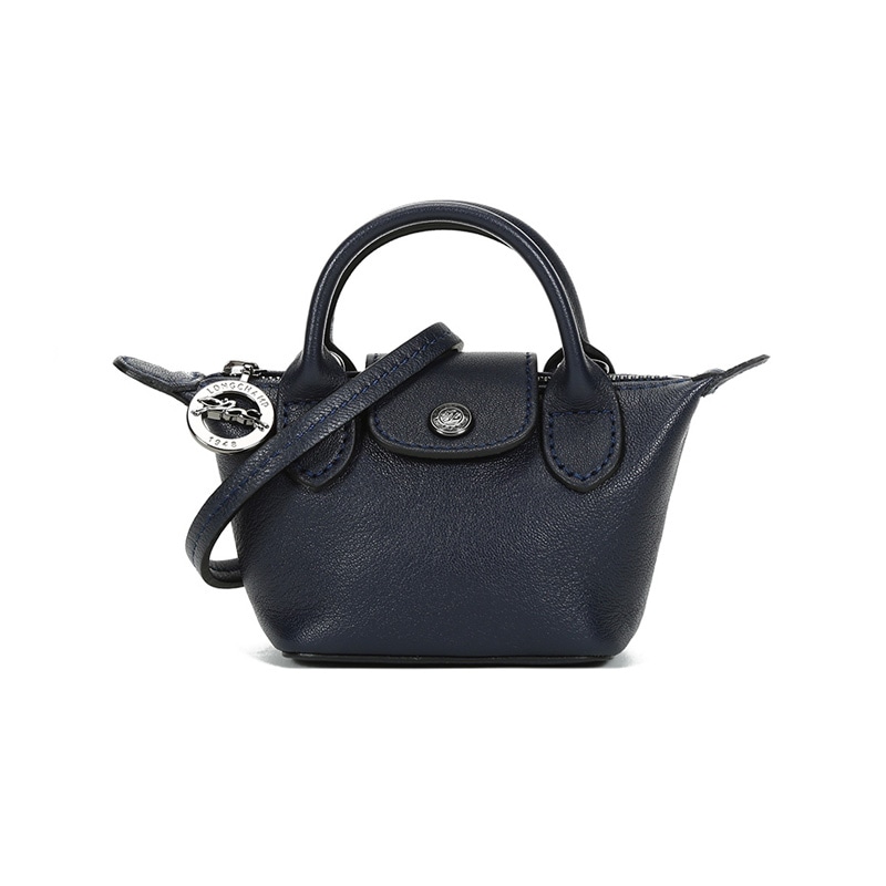LONGCHAMP/珑骧 LONGCHAMP Le Pliage Cuir Mini Navy