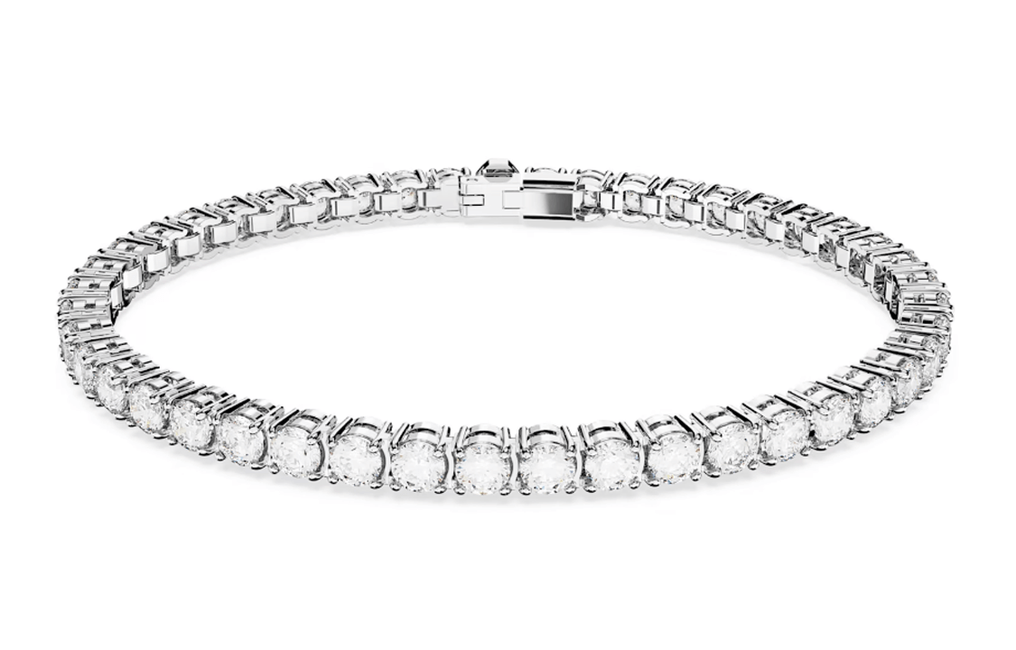 Swarovski/施华洛世奇 Swarovski Matrix Tennis Bracelet Silver