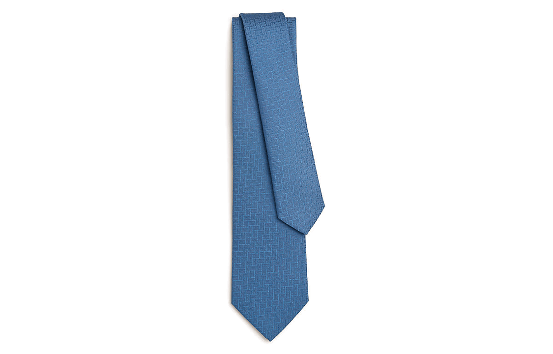 HERMES/爱马仕 Hermes H Tie Blue