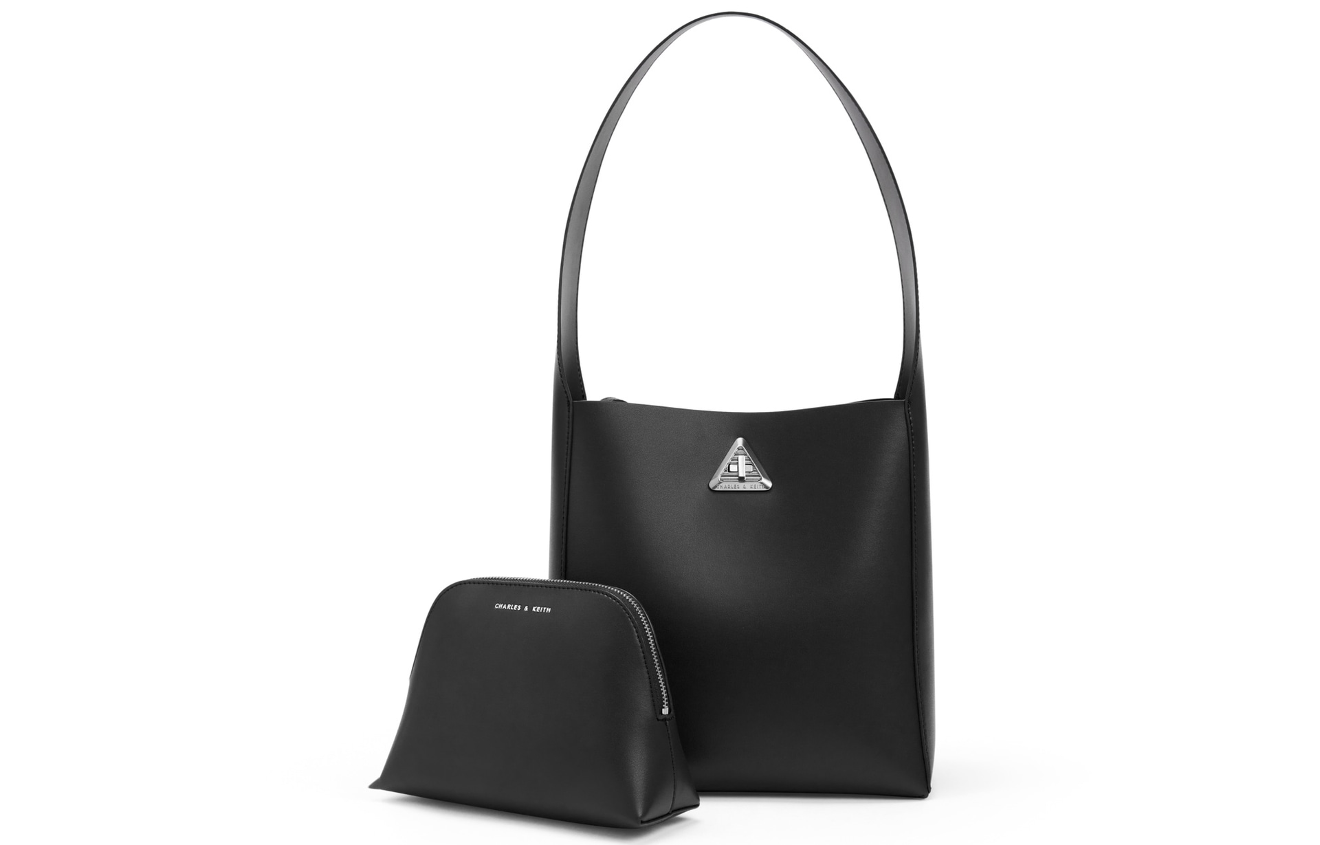 CHARLES&KEITH CHARLESKEITH PU HOBOTote