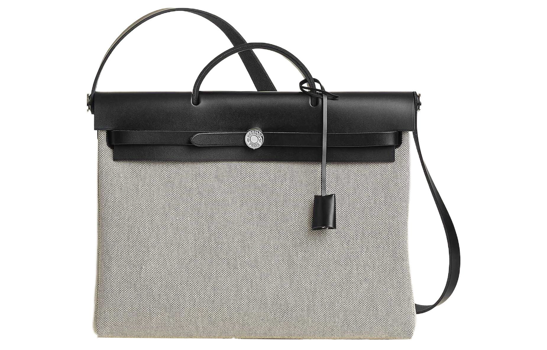 HERMES/爱马仕 Hermes Herbag 39 Beige Black