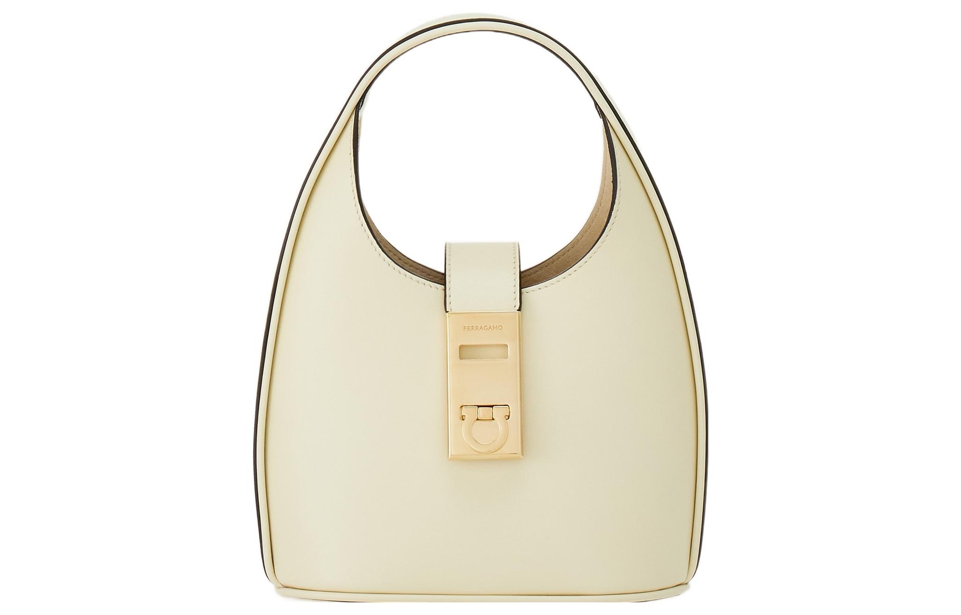FERRAGAMO/菲拉格慕 Ferragamo Gancini Mini Bag White