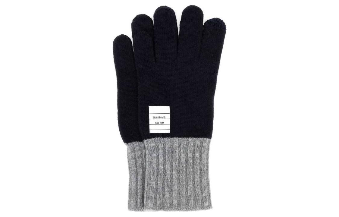 Thom Browne Logo Knit Gloves