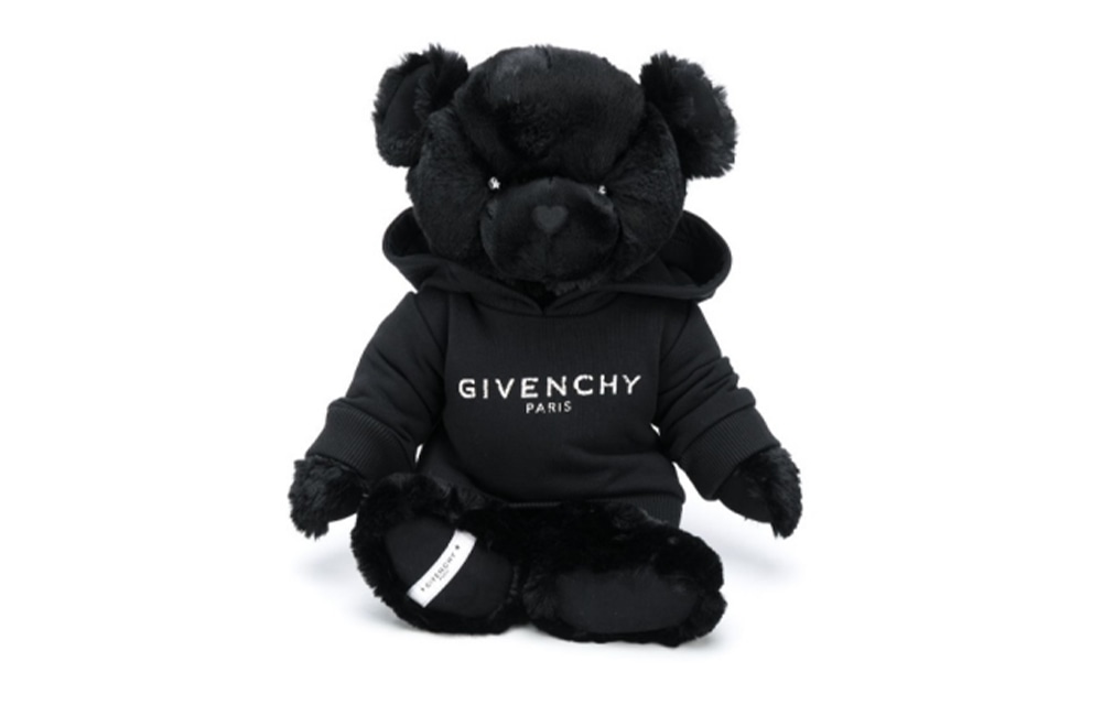 Givenchy/纪梵希 Givenchy Classic Logo Teddy Bear Black White Plush Toy