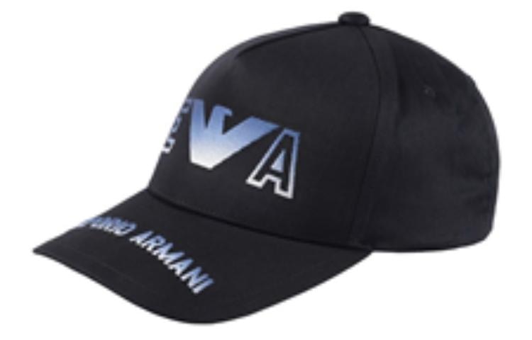EMPORIO ARMANI/阿玛尼 Emporio Armani Large Logo Eagle Cap Black