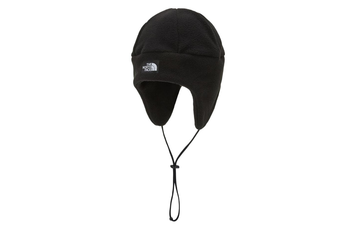 北面/THE NORTH FACE The North Face Logo Embroidered Beanie Black