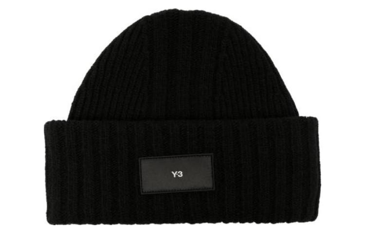 Y-3 Logo Beanie Black