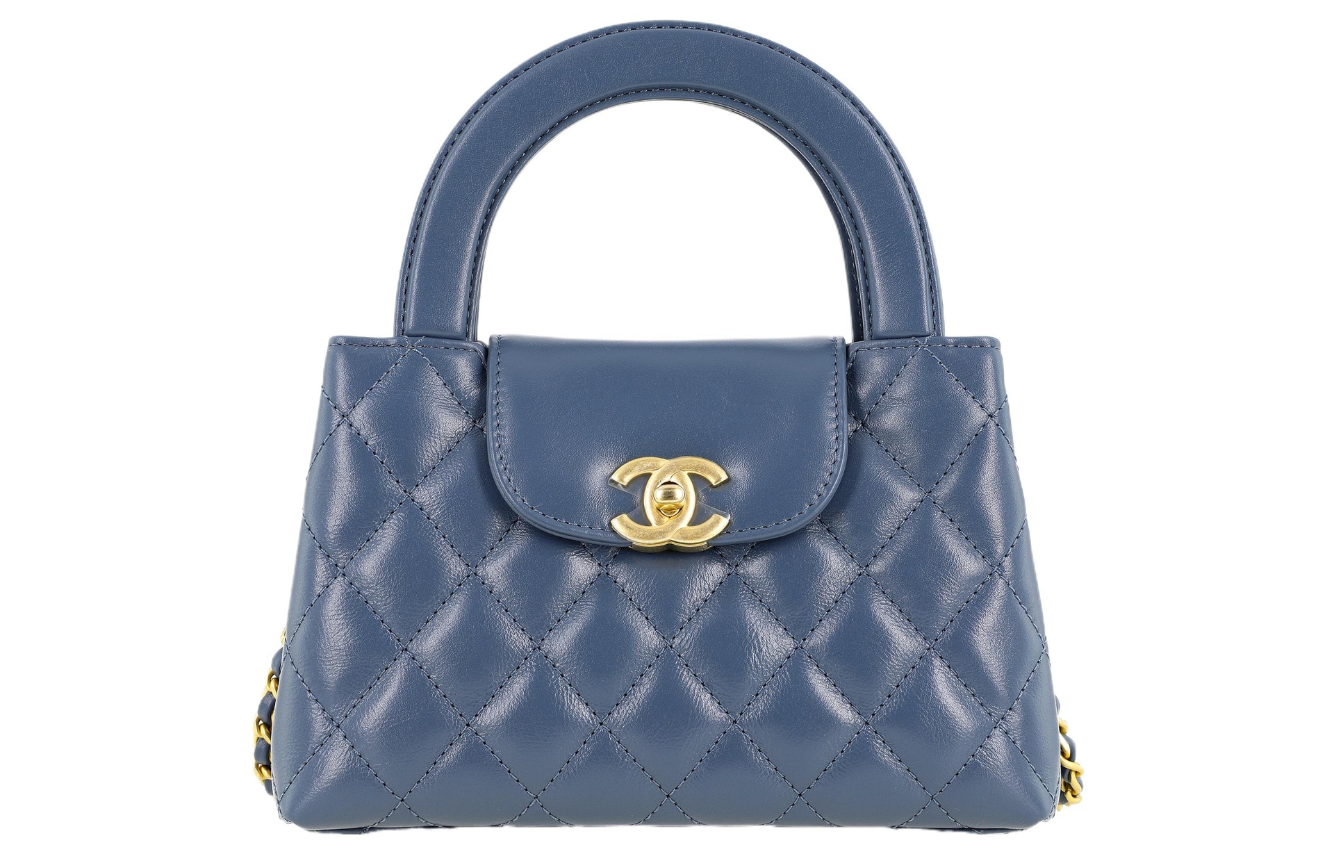 Chanel Kelly Mini Grey Blue