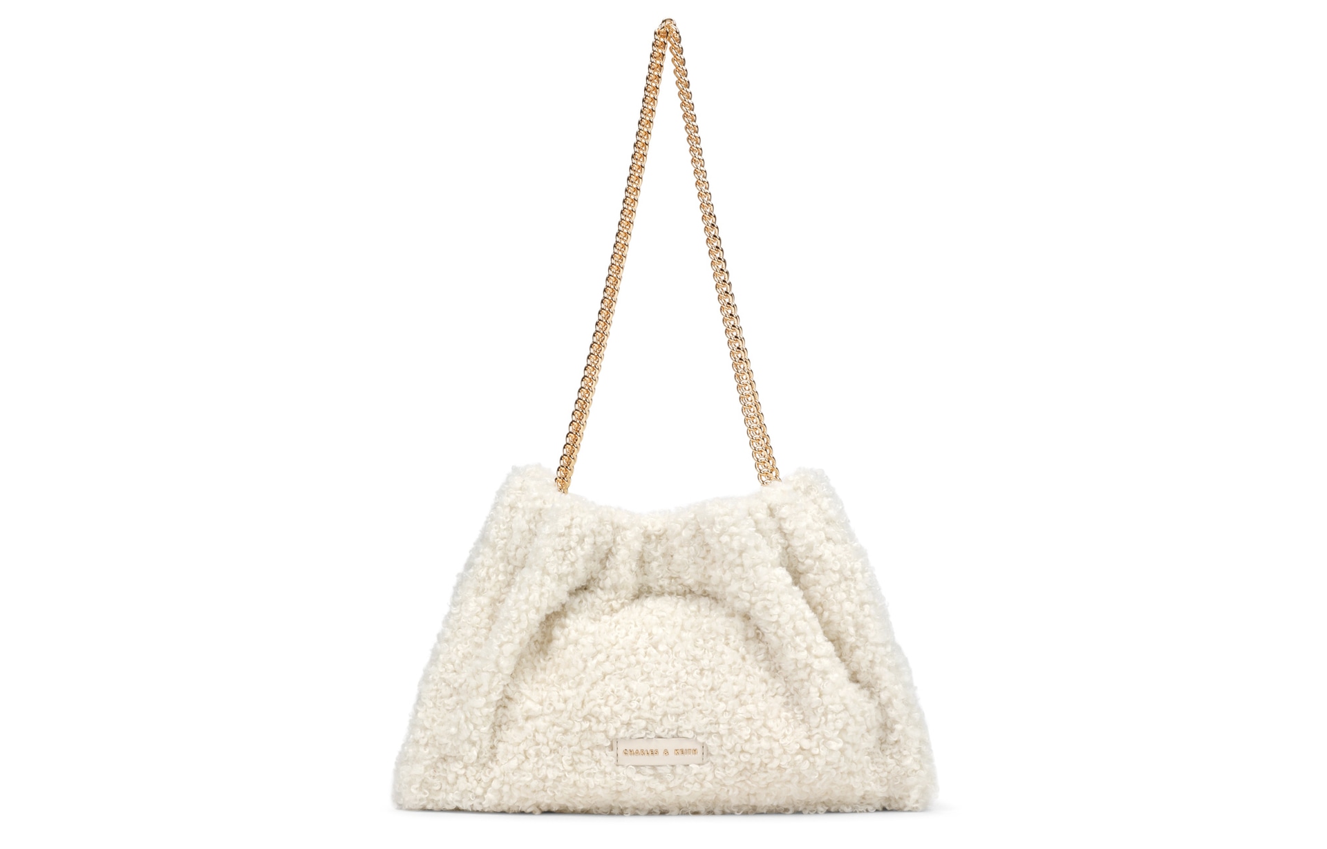 CHARLES&KEITH Charles & Keith Cream Large Tote