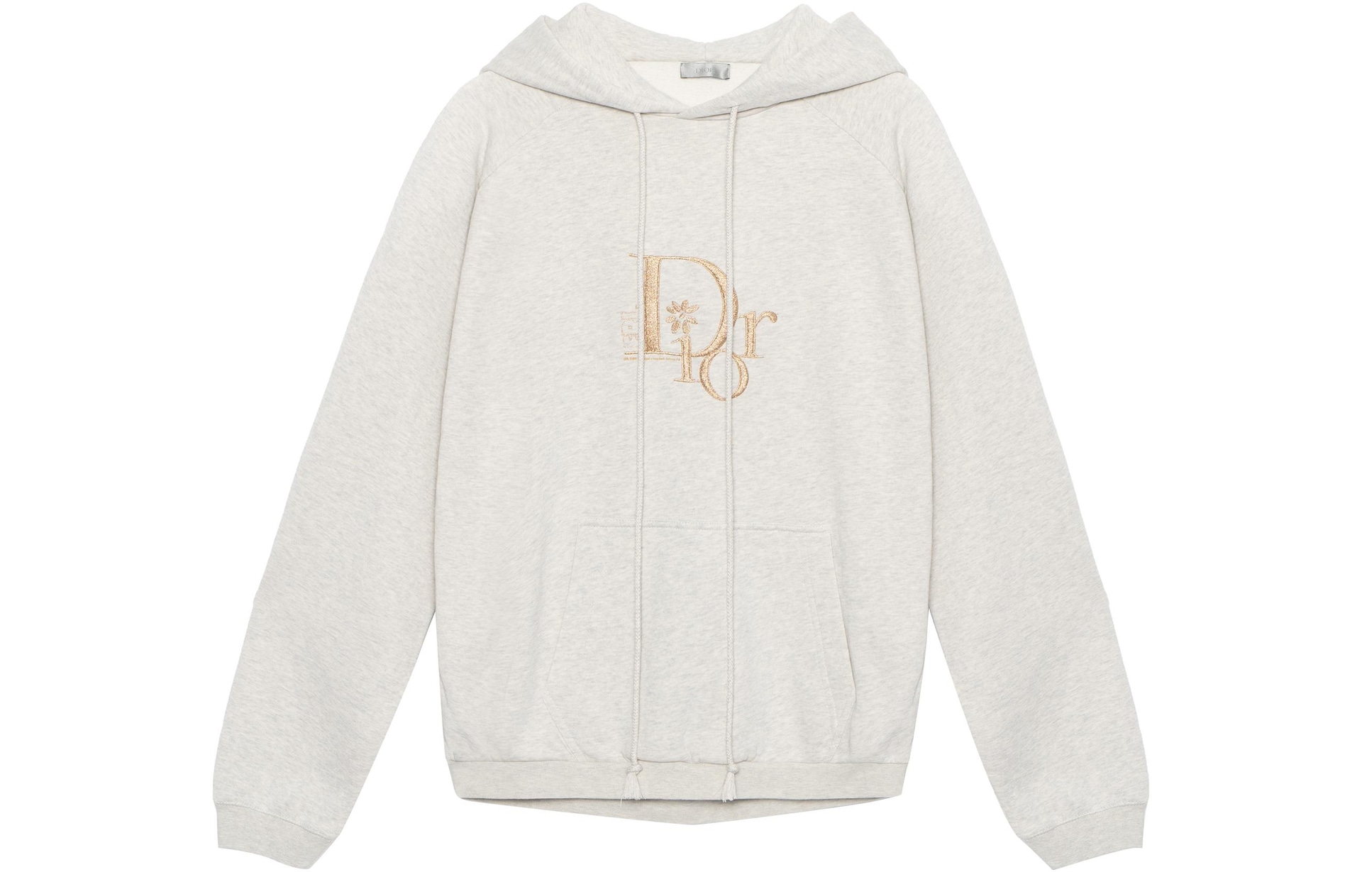 DIOR SS23 Letter Logo Embroidered Sweatshirt White