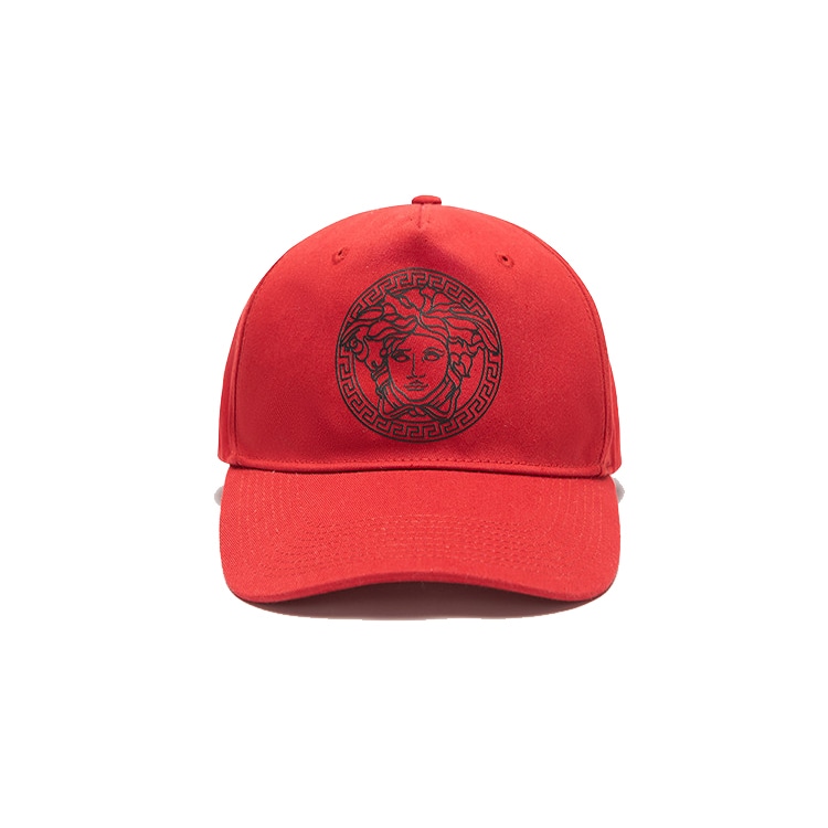 VERSACE/范思哲 Versace Medusa Logo Cap Red Pink