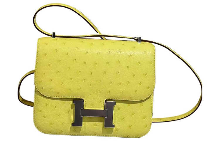 HERMES/爱马仕 Hermes Constance 19 Citron