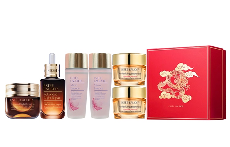 ESTEE LAUDER/雅诗兰黛 雅诗兰黛 新年限定小棕瓶修护礼盒 补水紧致
