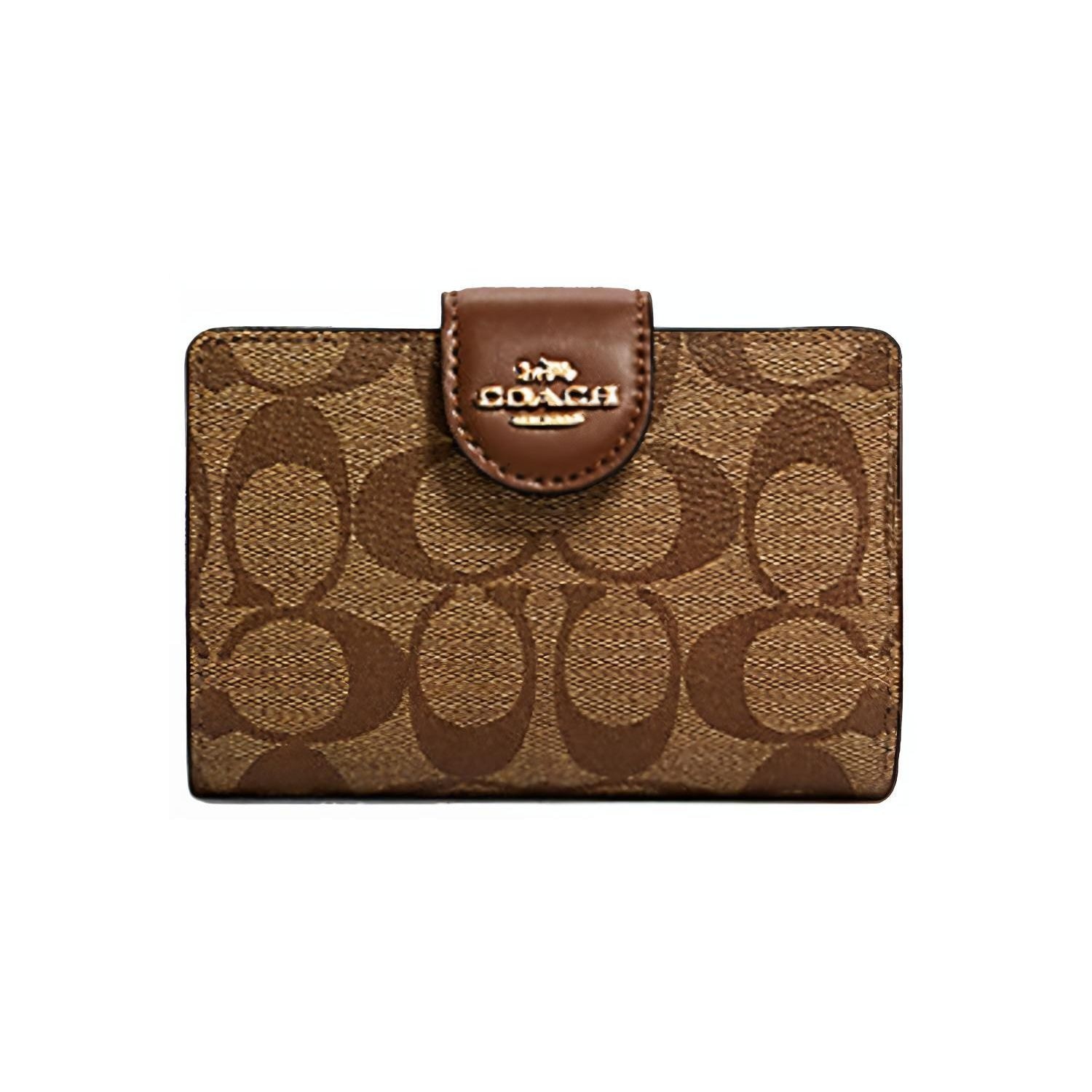 COACH/蔻驰 COACH Corner Zip Medium Brown