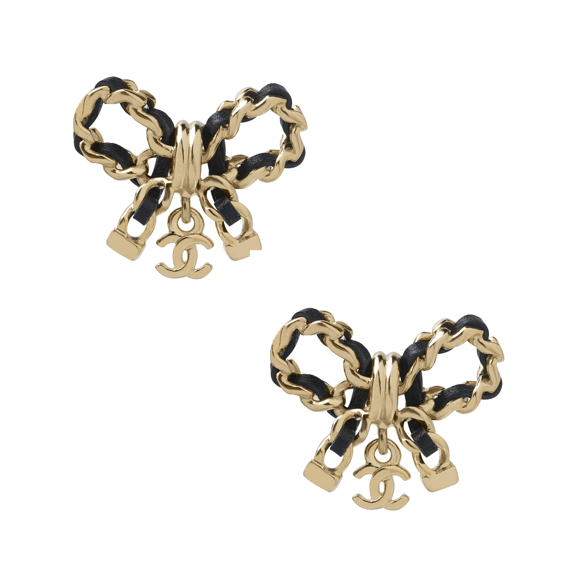 CHANEL Classic Logo Earrings
