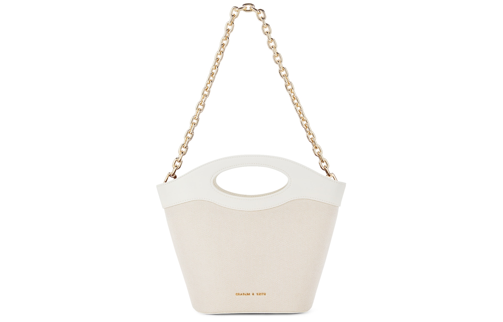 Сумки CHARLES&KEITH Charles & Keith Quilted Bucket Bag Cream