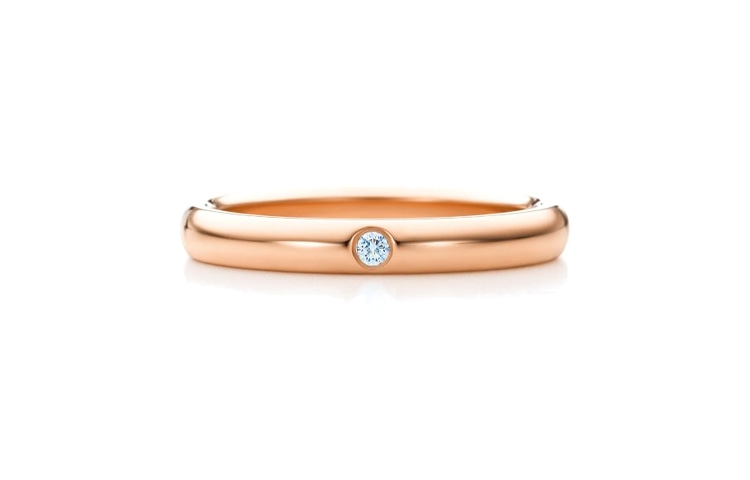 TIFFANY & CO./蒂芙尼 Tiffany & Co. Elsa Peretti 18K Rose Gold Diamond Ring