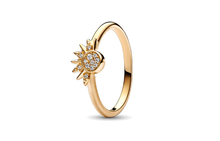Pandora/潘多拉 Pandora Celestial Shine Gold Ring