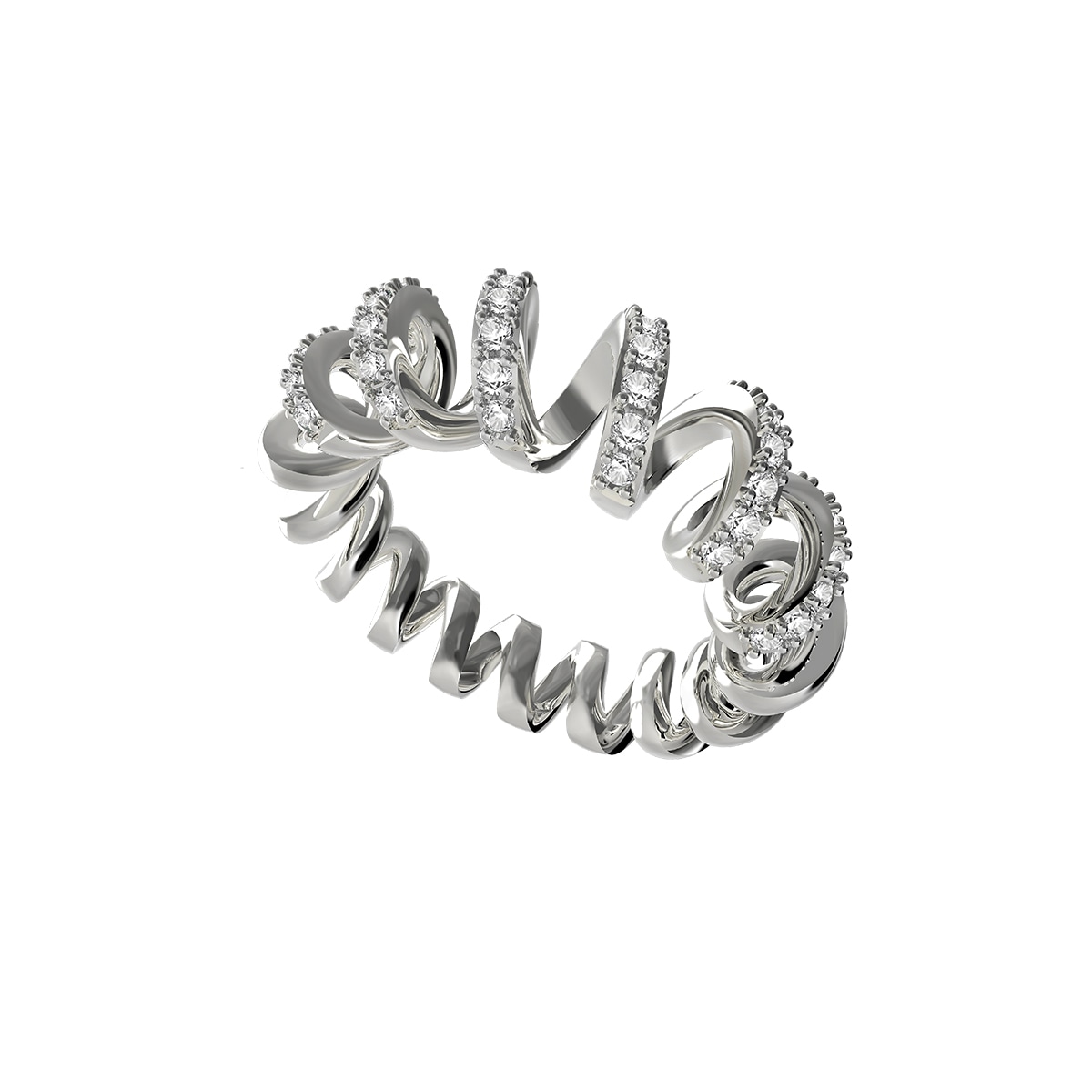 BOONEE Maze Series Cream Roll Ring