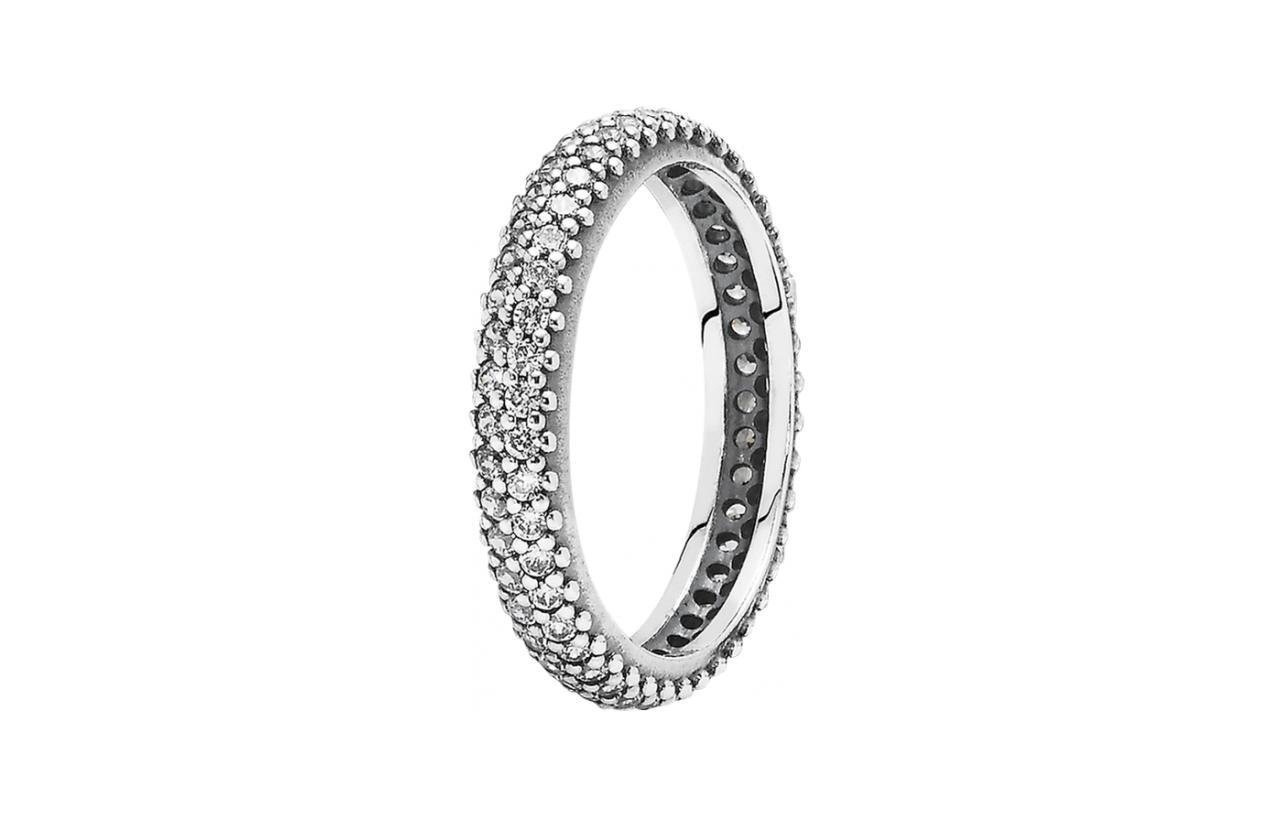 Pandora/潘多拉 Pandora Cubic Zirconia Ring Silver