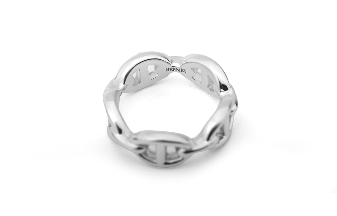 HERMES/爱马仕 Hermes Chaine d'Ancre Enchainee Ring