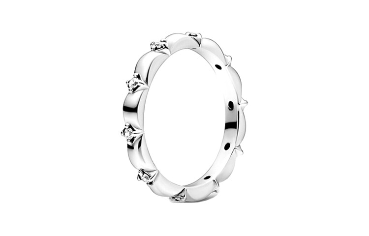 Pandora/潘多拉 Pandora Petal Ring Silver