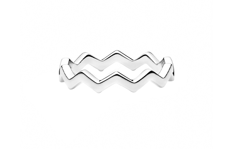 Pandora/潘多拉 Pandora Classic Zigzag 925 Silver Ring