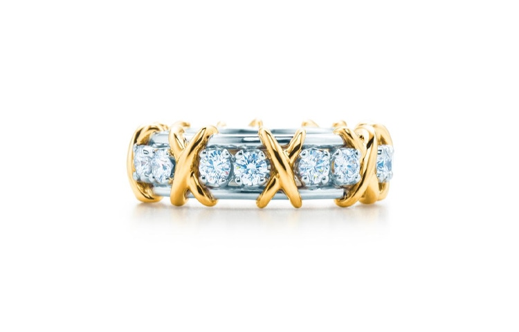 TIFFANY & CO./蒂芙尼 TIFFANY & CO. Sixteen Stone Ring Blue Gold