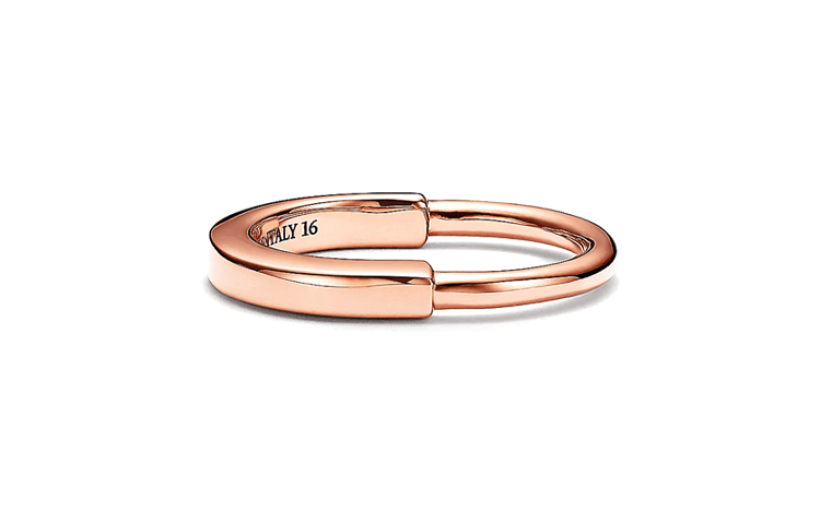 TIFFANY & CO./蒂芙尼 Tiffany & Co. Lock Ring Rose Gold