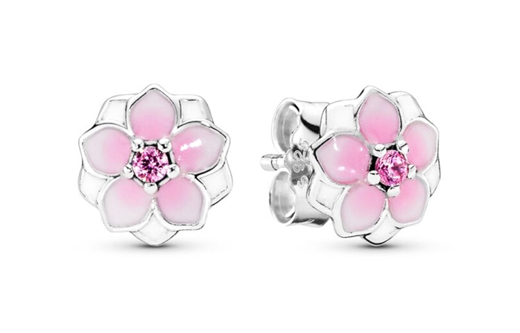 Pandora/潘多拉 Pandora Magnolia Stud Earrings