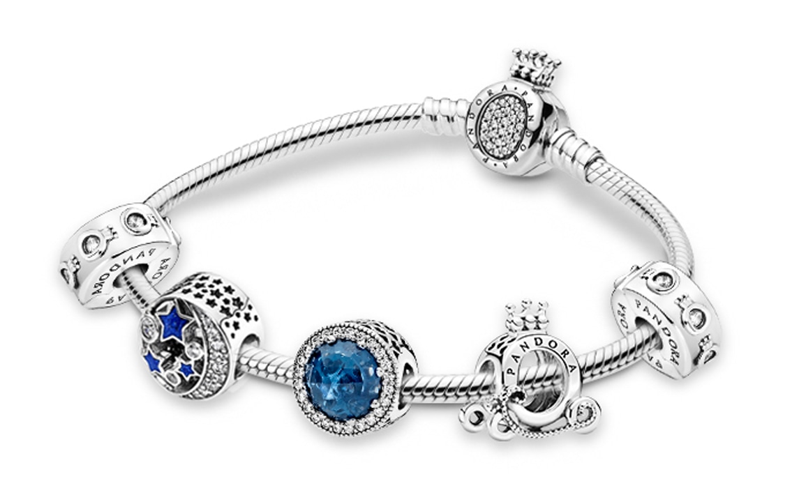 Pandora/潘多拉 Pandora 925 Silver Crown Bracelet Set