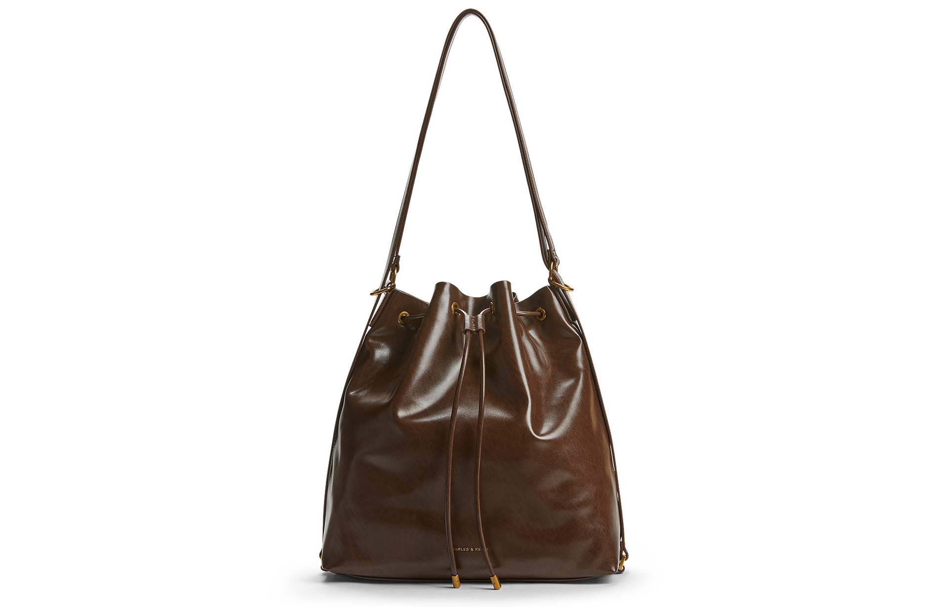 CHARLES&KEITH Charles & Keith Noir/Cream/Dark Brown